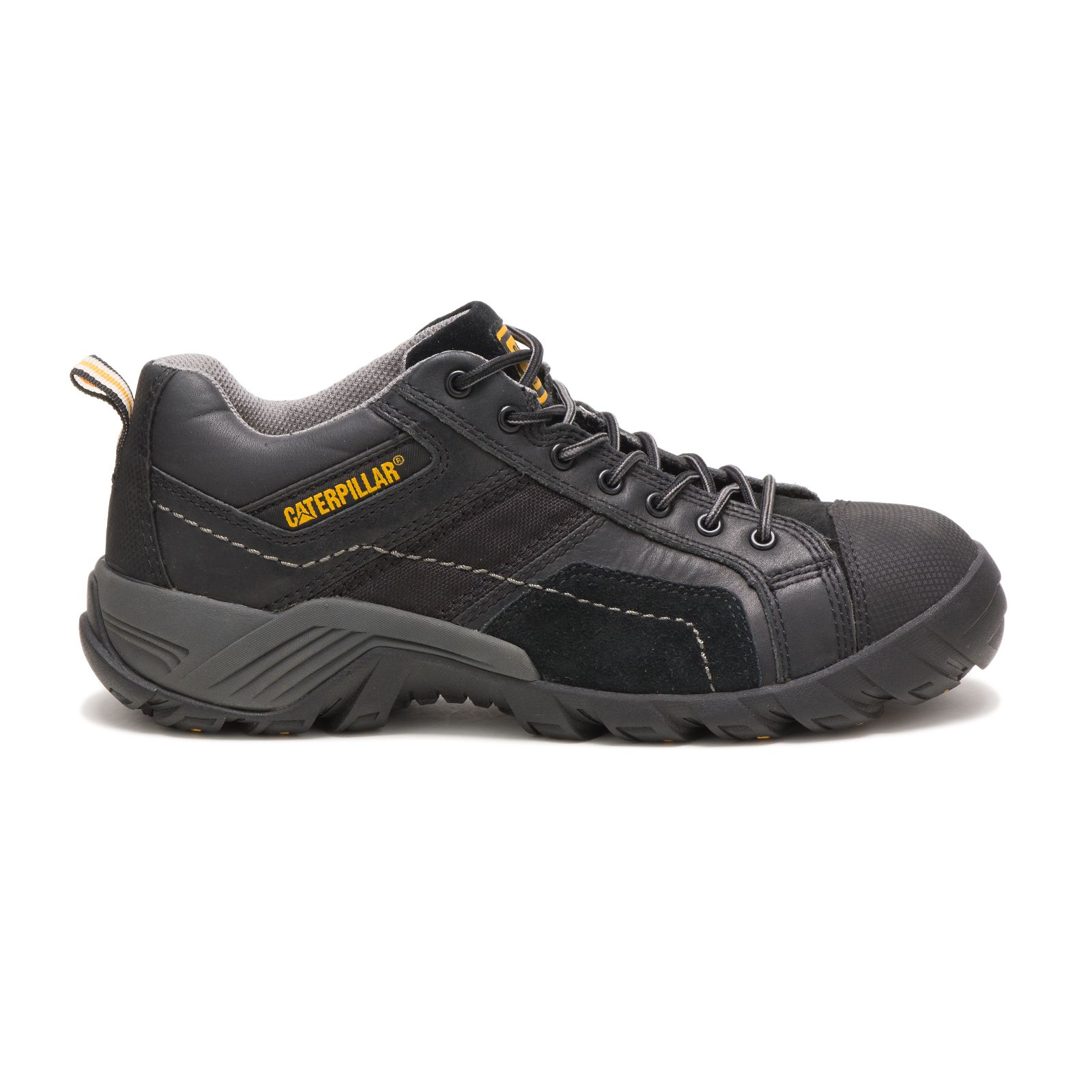 Caterpillar Argon Composite Toe - Mens Work Shoes - Black - NZ (563CDSKFT)